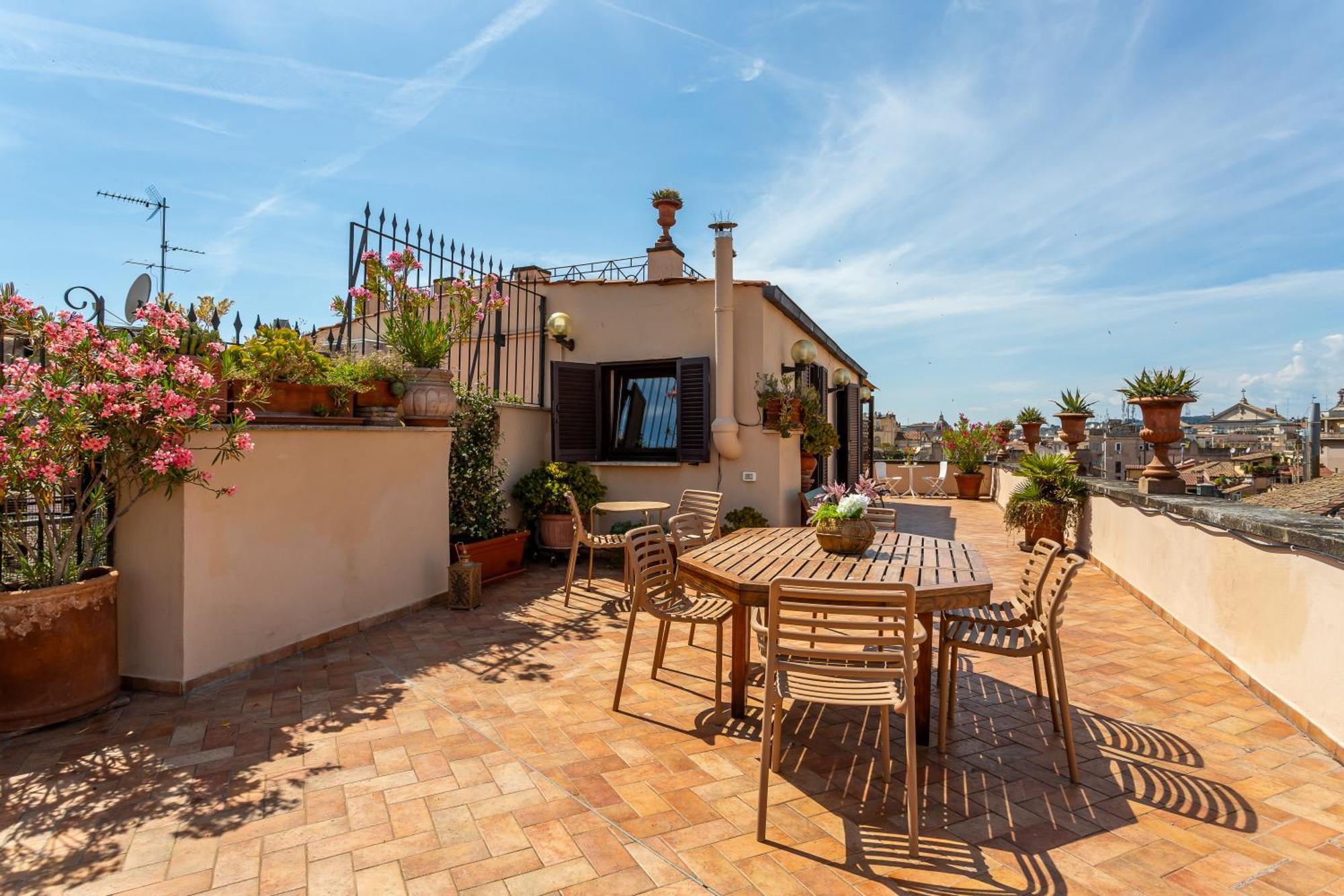 Iflat Campo De' Fiori Panoramic Penthouse Appartement Rome